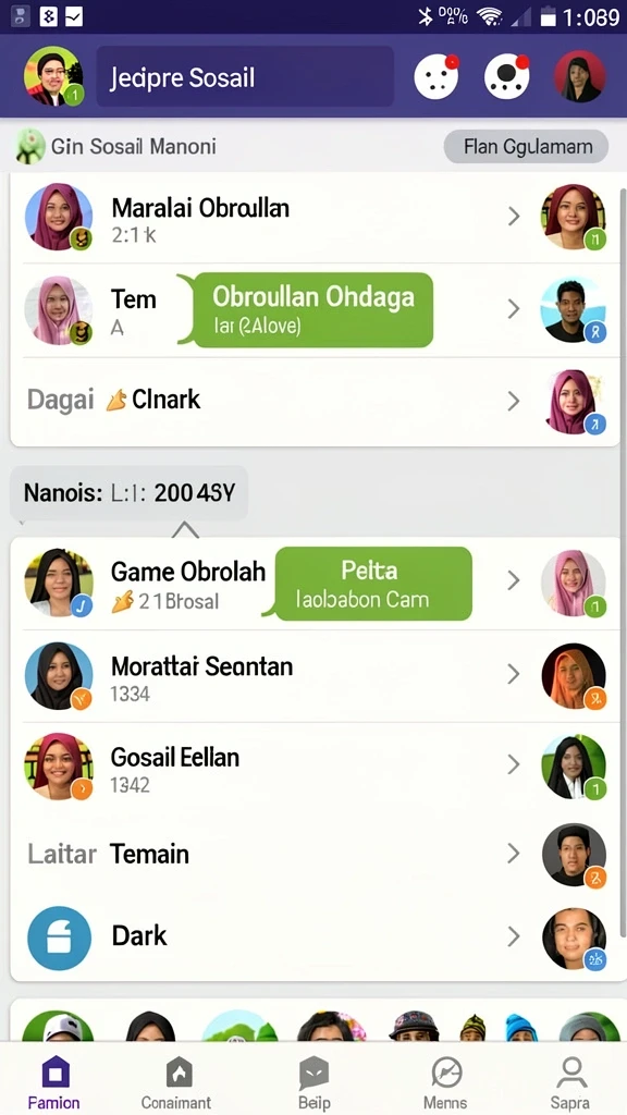 bni789 - Mode multiplayer untuk bersaing dengan teman-teman.