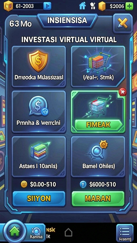 f7f7 - Tangkapan layar memperlihatkan sistem upgrade karakter yang menarik.