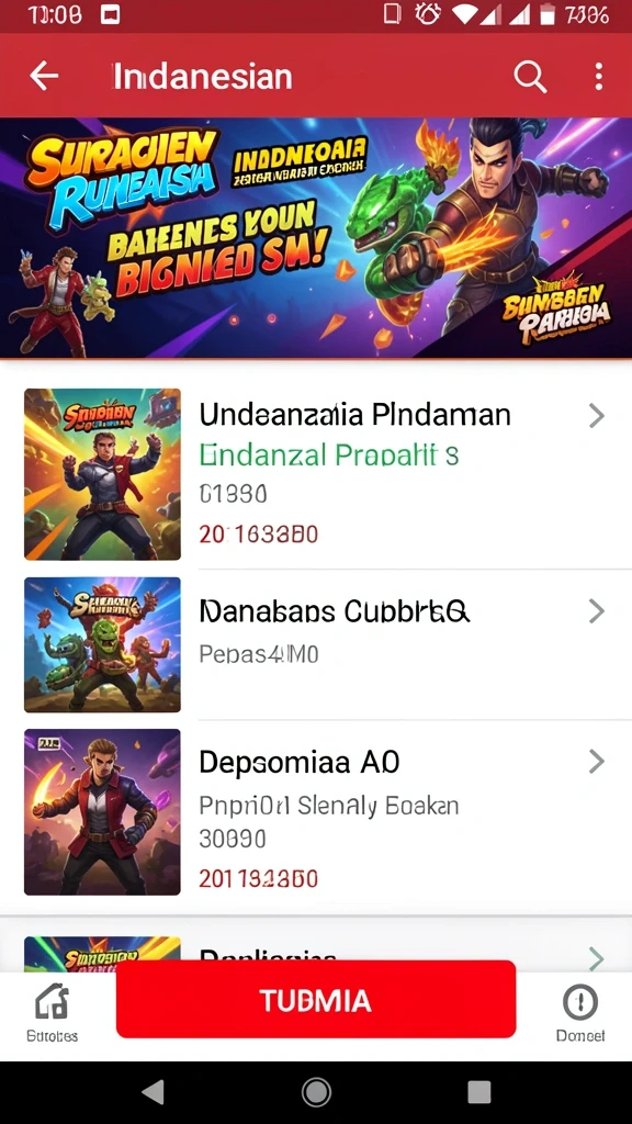 kagandan - Tampilan karakter utama saat memulai petualangan.