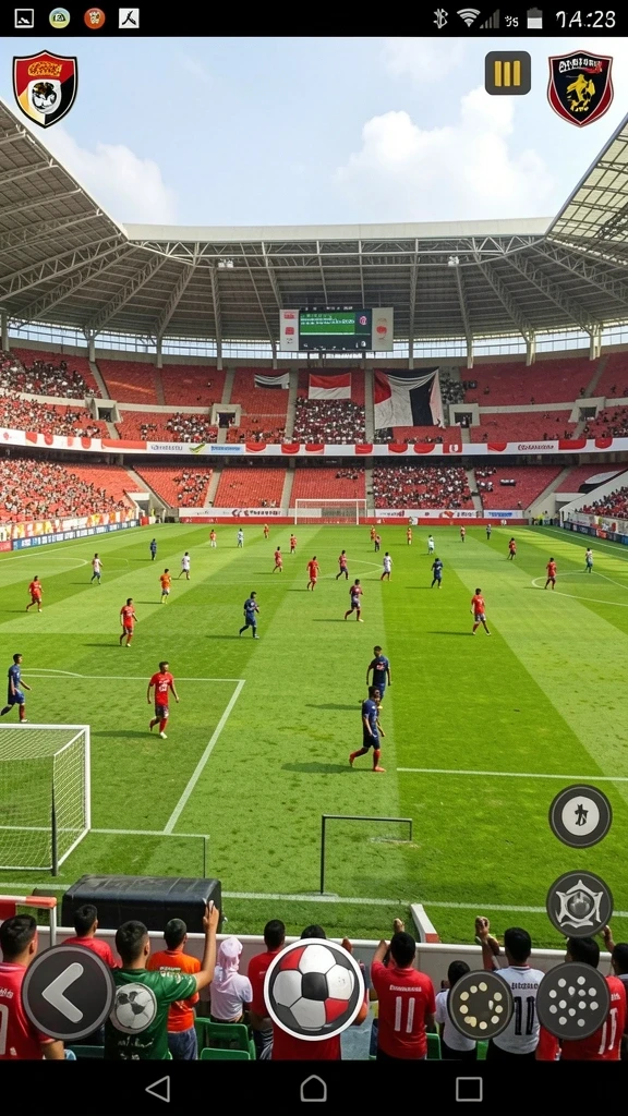 kagandan - Momen pertarungan epik melawan bos yang menantang.